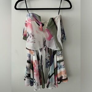 BEBE STRAPLESS DRESS